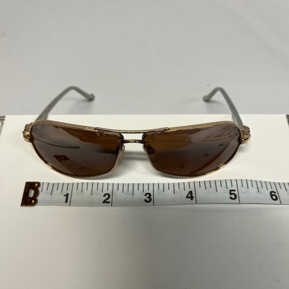 Gold Chrome Hearts "RED" Sunglasses - Picture 15 of 16